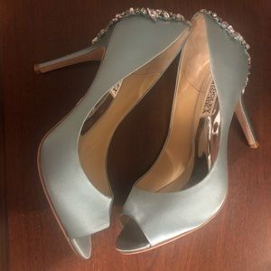 Blue Badgley Mischka Nilla Heels